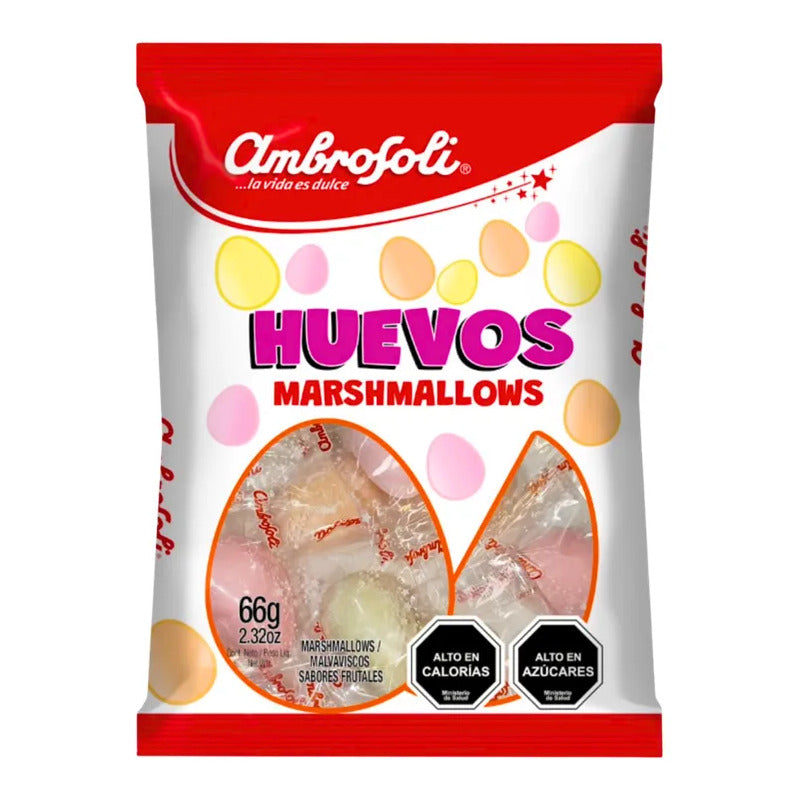 Marshmallows En Forma De Huevitos De Pascua Ambrosoli