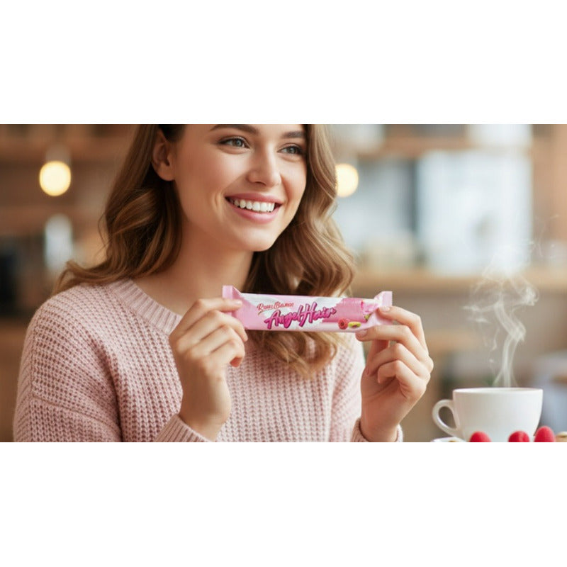 Chocolate Rosado Viral Angel Hair Pistacho (barra 40 Gramos)