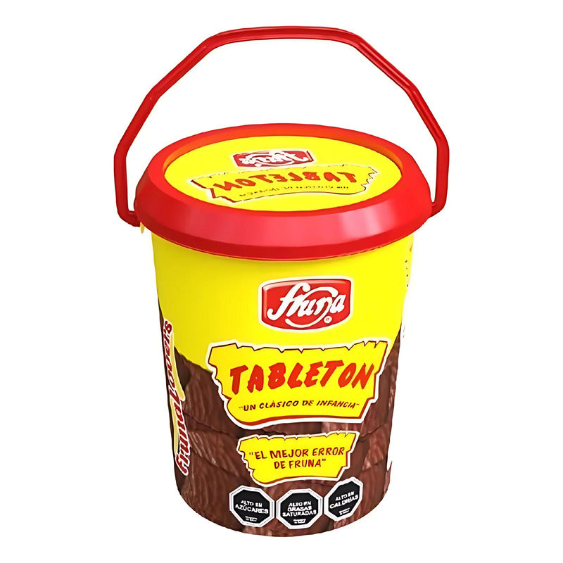 Balde De Tabletones Fruna-galletas Clásicas De Infancia