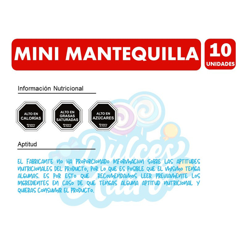 Galletas De Mantequilla Costa Para Colación (pack Con 10 Un)