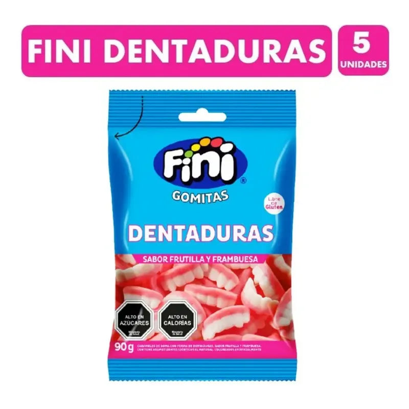 Gomitas Fini Dentaduras - Formato Individual (80g)