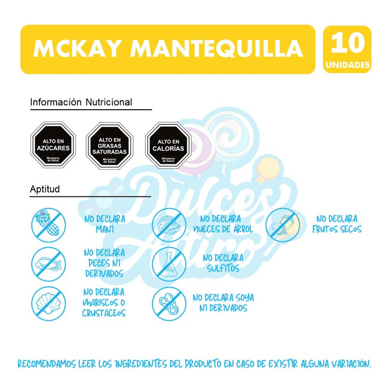 Galletas Mini De Mantequilla Mckay (pack Con 10 Unidades)