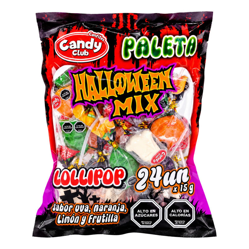 Dulces Para Halloween Con Formas Surtidas Calabazas (24 Uni)