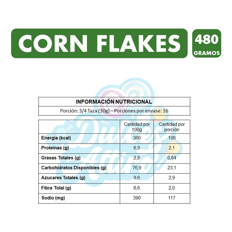 Cornflakes Cereal Tamaño Familiar - Nestle (caja Con 480g)