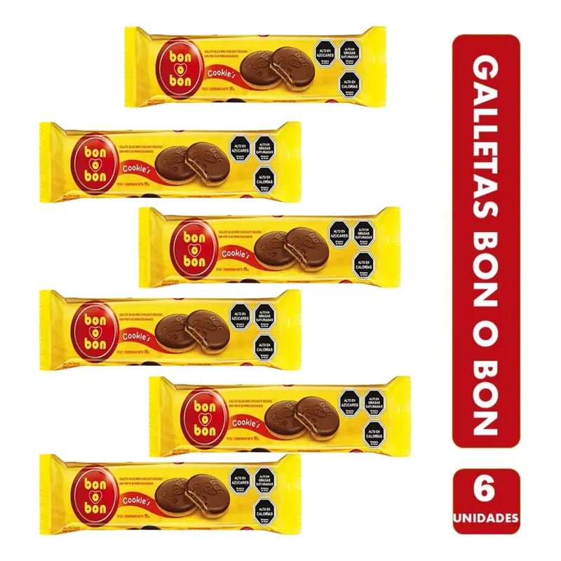 Galletas Bon O Bon Original De Arcor (pack 6 Unidades)