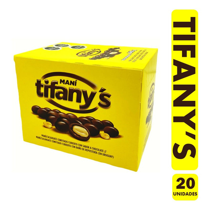 Tifany's - Maní Bañado En Chocolate (caja Con 20 Unidades)