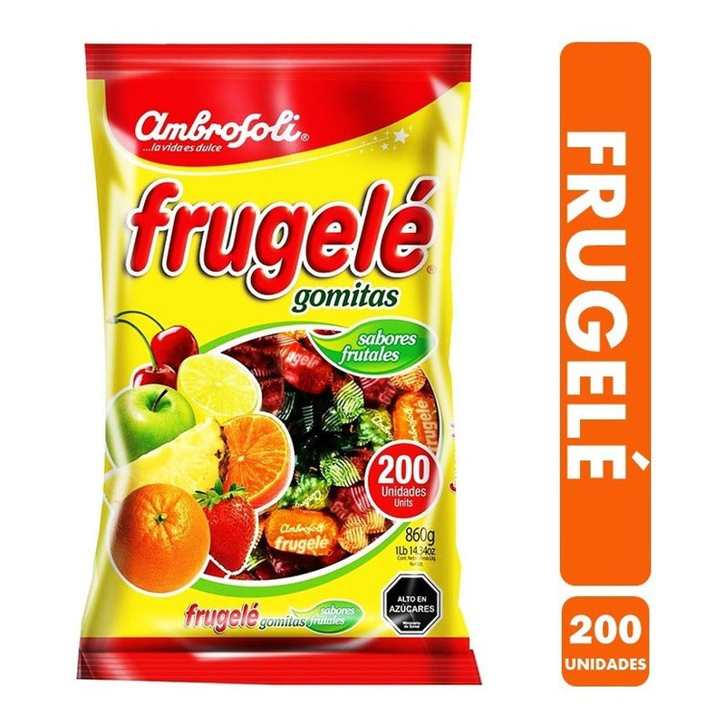 Bolsa Gomita Frugele Ambrosoli (bolsa De 200 Unidades)