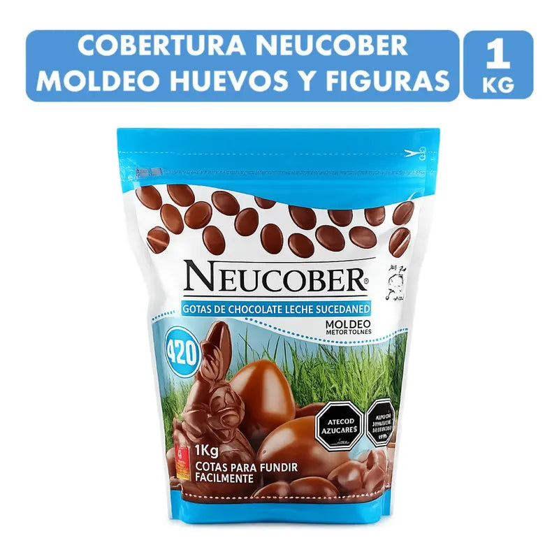 Cobertura De Chocolate Leche Sucedáneo Neucober -  1 Kg