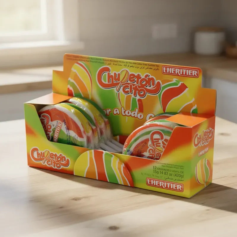 Paleta Caramelo Chupetoncito De Lheritier (caja Con 12 Uni)