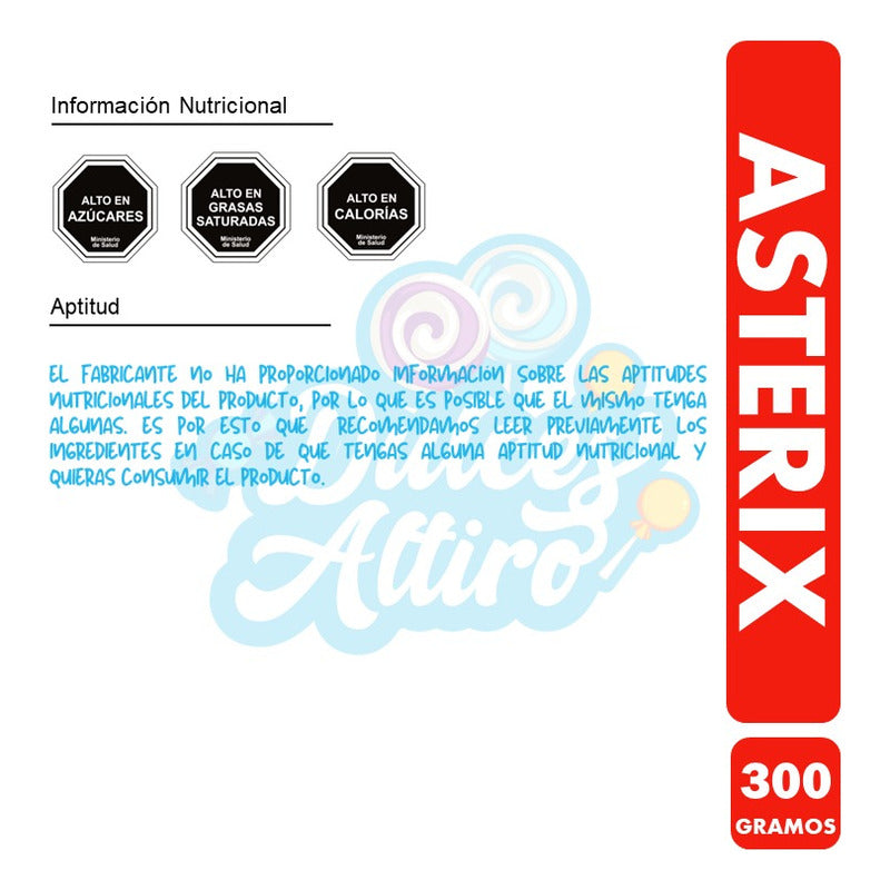 Asterix 300g (cereal De Maíz Con Cobertura Sabor Chocolate)