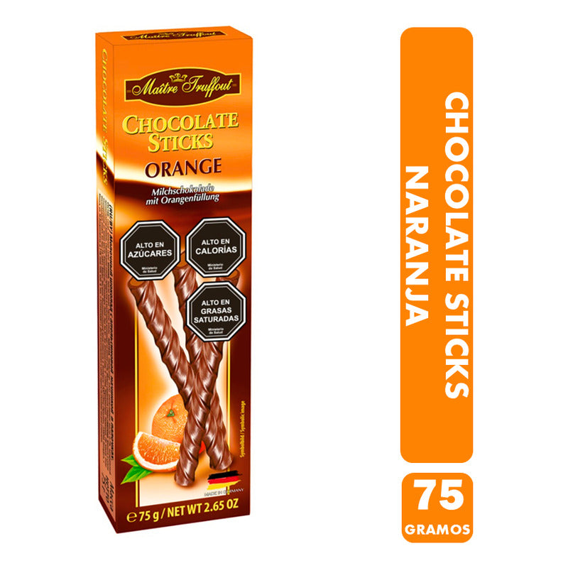 Chocolate Stick De Naranja Maitre Truffout Importado (75gr)
