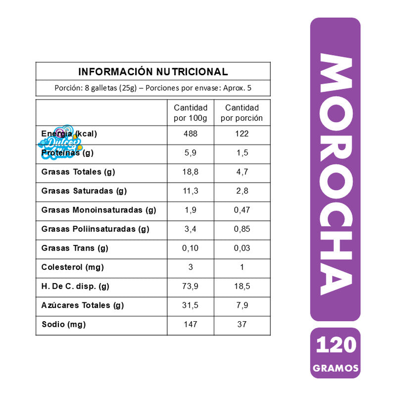 Morocha - Galletas Con Cobertura De Chocolate Mckay 120g