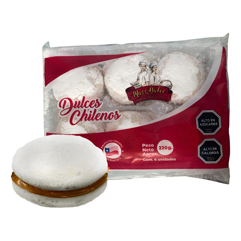 Pastel Artesanal Chileno Empolvado Curacavi (display 6 Un)