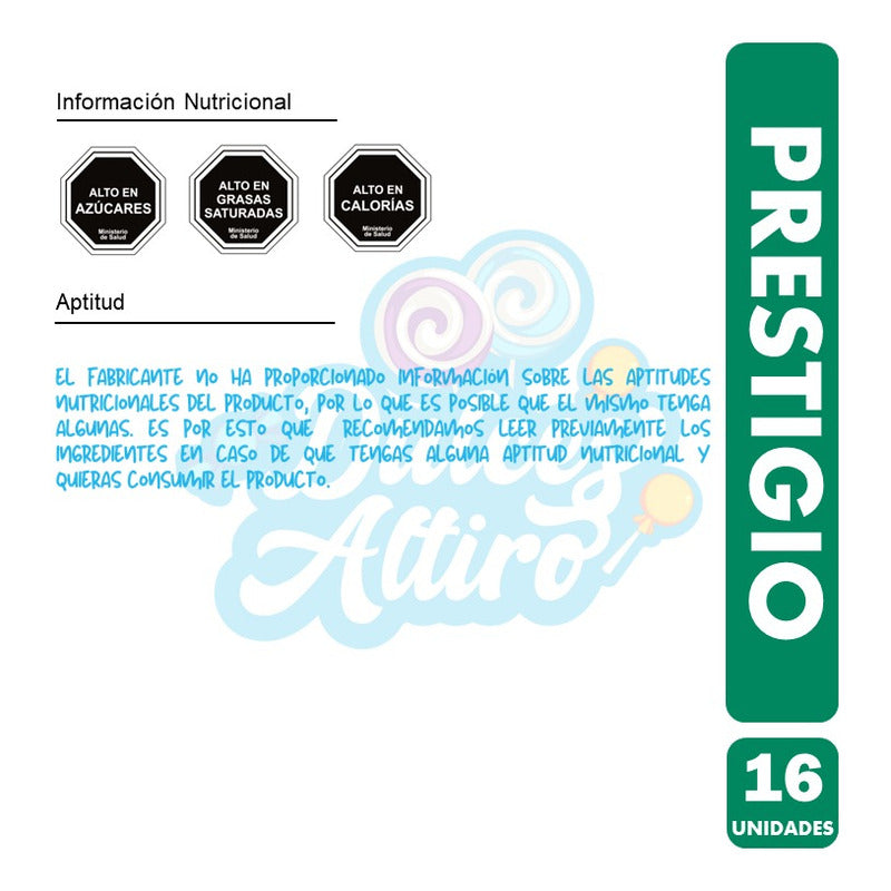 Prestigio De Nestle Chocolate Relleno De Coco (caja Con 16u)
