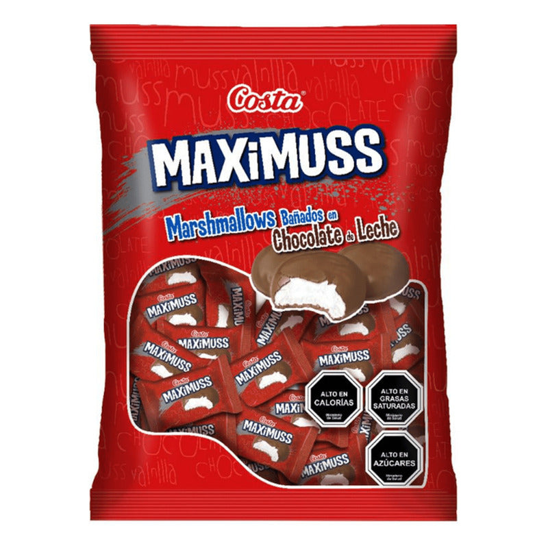 Maximuss - Marshmallows Bañados En Chocolate (24 Unidades)