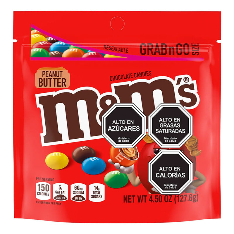 M&m Peanut Butter Importado Mars (bolsa Roja Con 127,6gr)