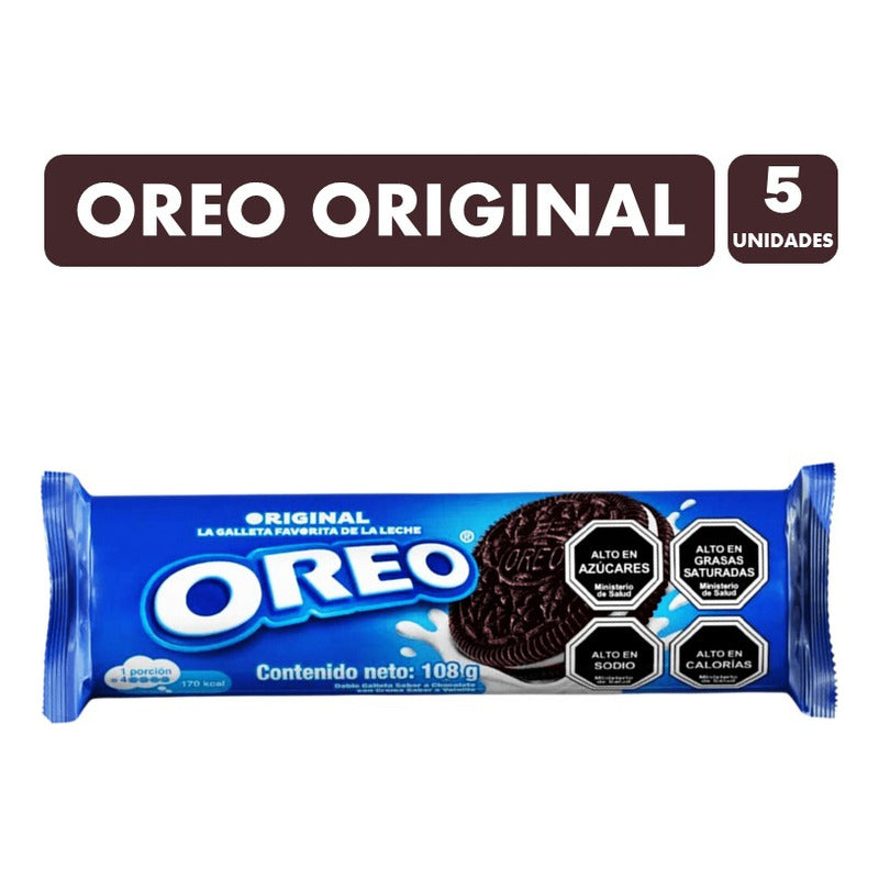 Galletas Oreo Sabor Original - Para Colación (pack 5 Uni)