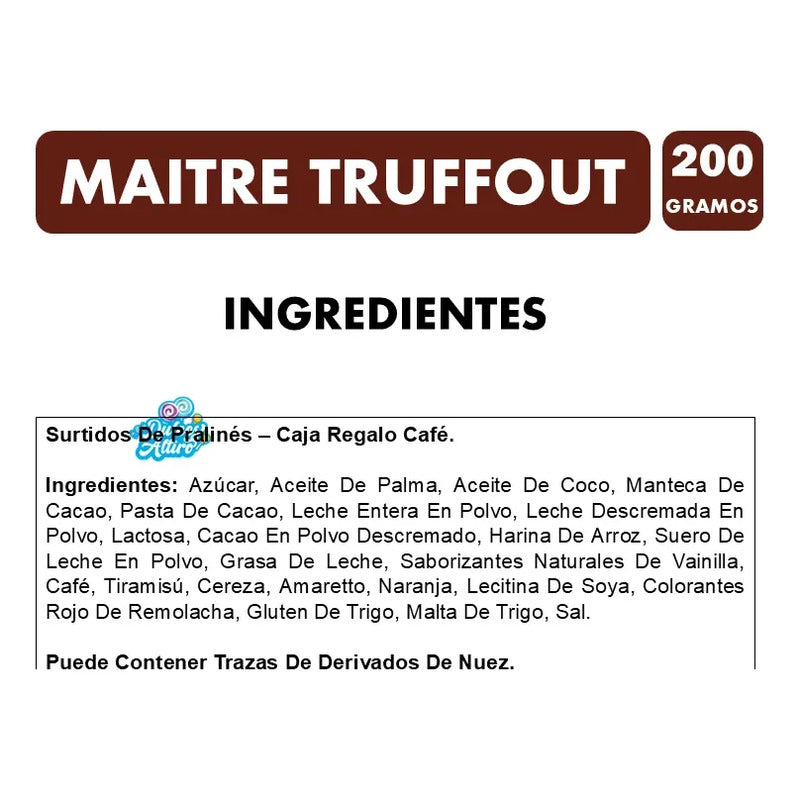 Caja De Bombones Surtidos Maitre Truffout Especial Regalo