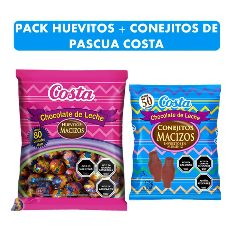 Pack Bolsa Conejitos Costa + Huevitos De Costa Pascua