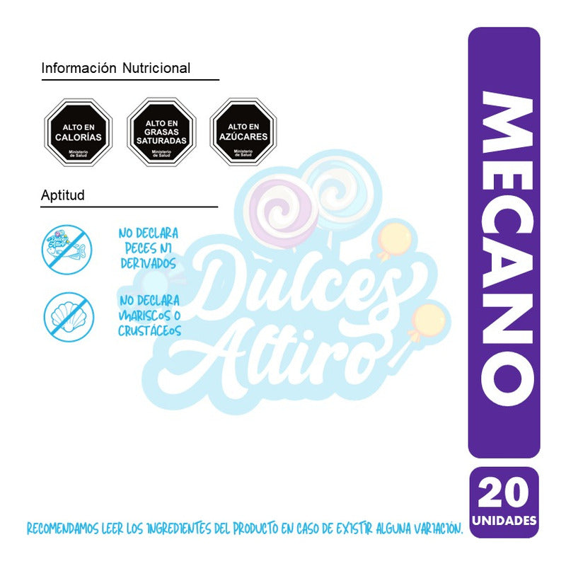 Mecano - Tuercas De Chocolate (caja Con 20 Unidades)