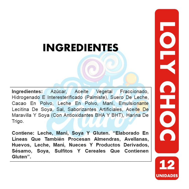 Loly Choc Especial Chocolates Halloween (bandeja Con 12 Uni)