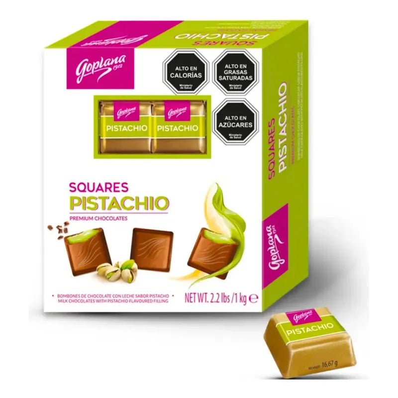 Bombones De Chocolate Sabor Pistacho Goplana (caja De 1 Kg)