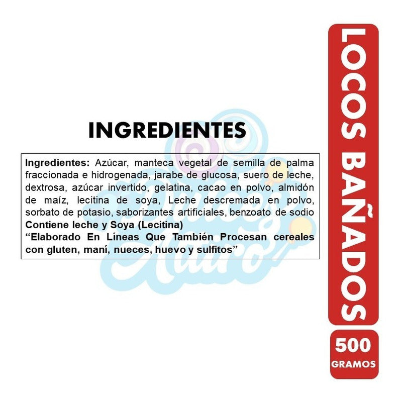 Locos Bañados - Marshmallow De Fruna (caja Con 500 Gramos)