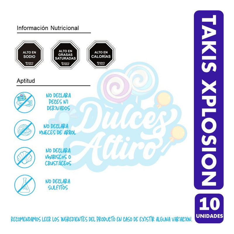Takis Queso Y Aji - Tortillas De Maiz Xplosion(pack Con 10u)
