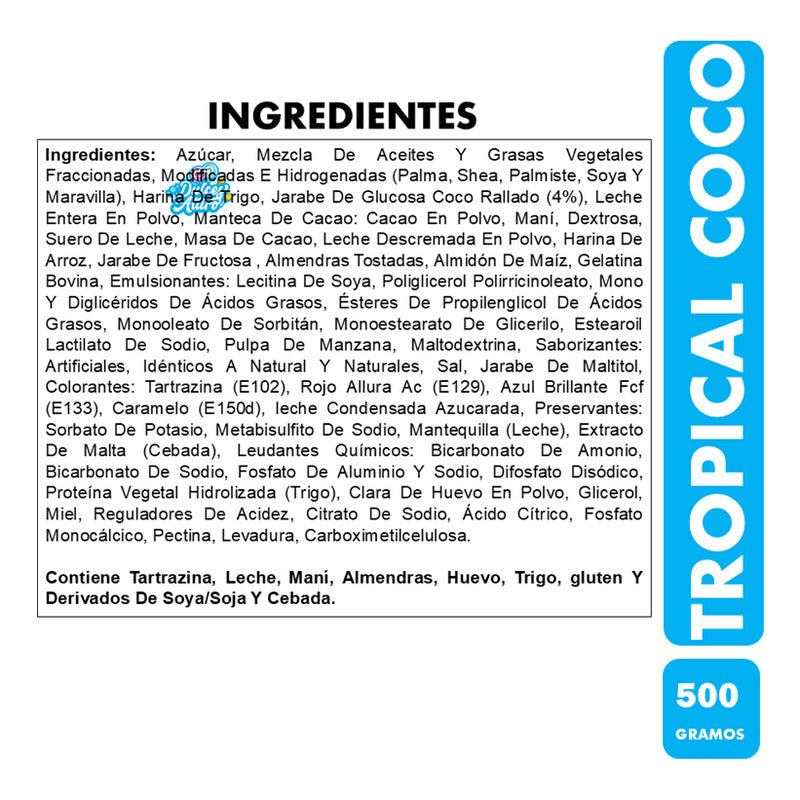 Tropical Coco De Arcor Chocolate Bolsa De Medio Kilo (500gr)