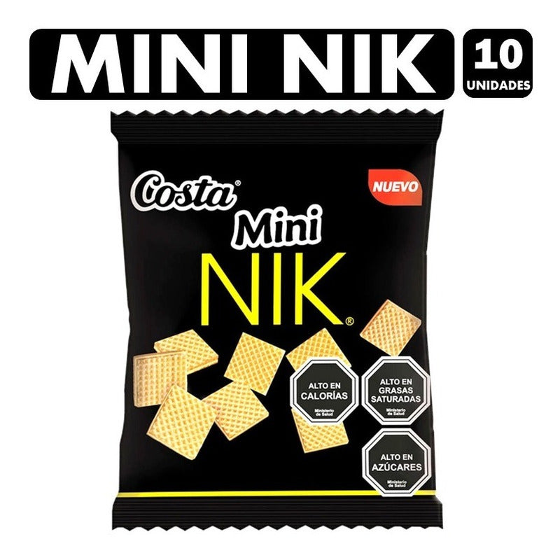 Mini Nik - Galletas De Costa Para Colación (pack De 10 Uni)