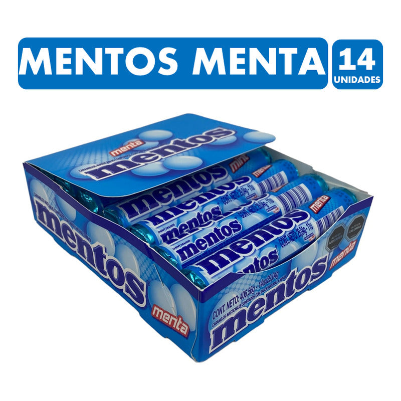 Caramelos Masticables Con Sabor A Menta(caja Con 14unidades)