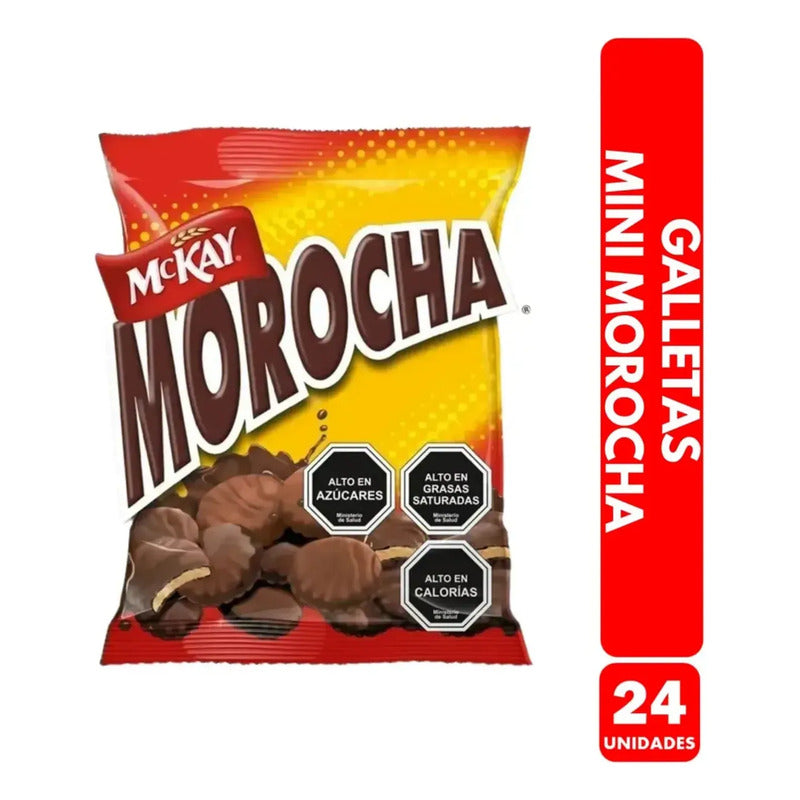 Galletas Mini Morochas Mckay   - Caja Con 24 Unidades
