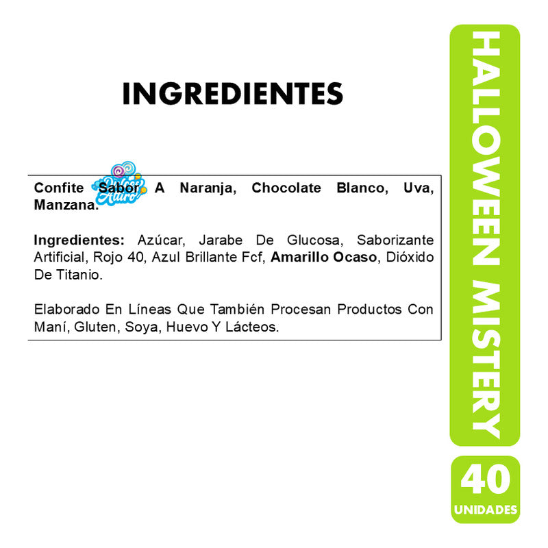 Paletas Halloween En Figuras Terroríficas - (caja Con 40 Un)