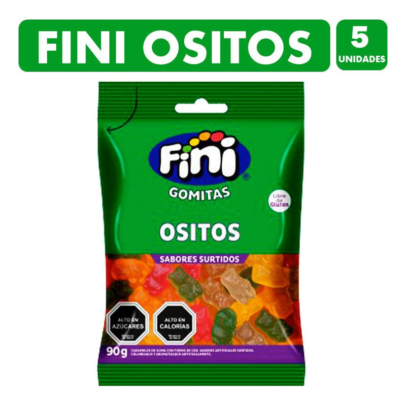 Gomitas Fini Forma De Ositos  Libre De Glúten (pack Con 5un)