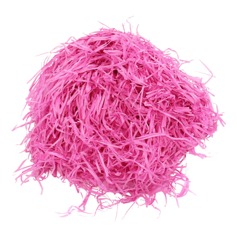 Pajita Rosa Para Rellenar Canasta De Pascua  - Bolsa Con 50g