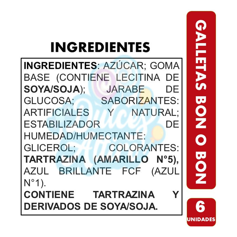 Bon O Bon En Galletas Marca Arcor (pack De 6 Uni)