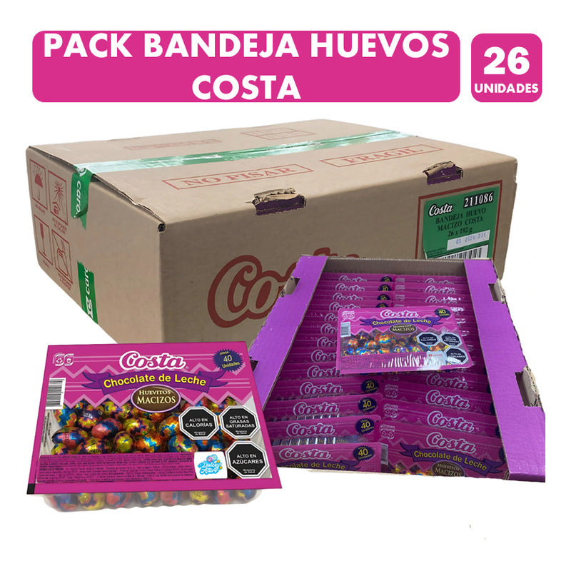 Bandeja Huevos De Pascua Costa Por Mayor De 40u(26 Bandejas)