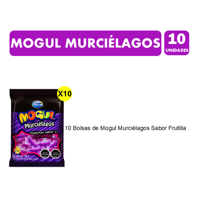 Dulces Para Halloween - Gomitas Mogul Murciélagos (pack 10u)