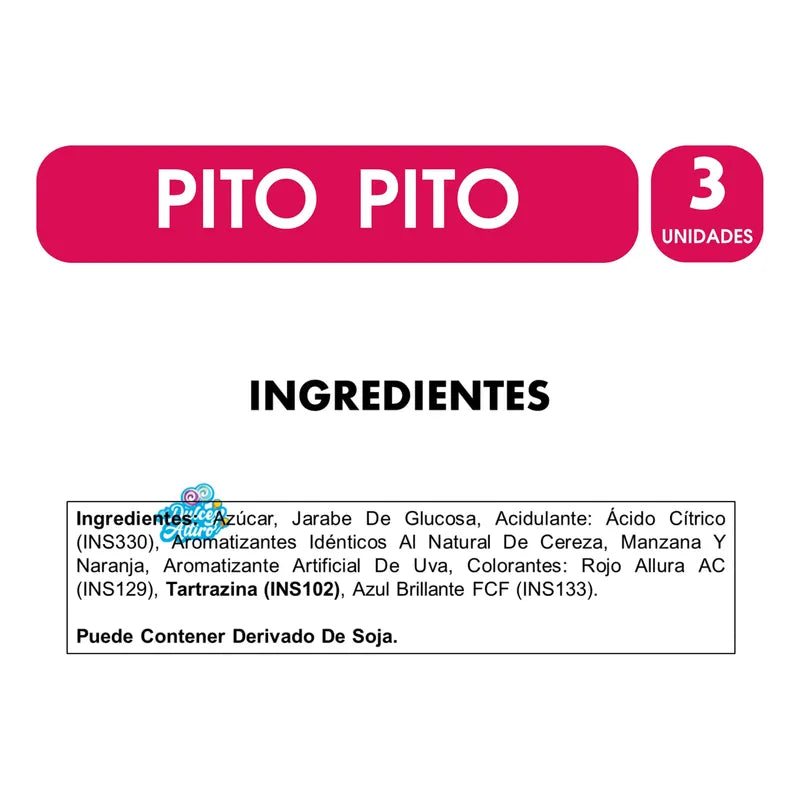 Chupetes Pito Pito De Lethelier Pack De 3 Bolsas De 20un C/u