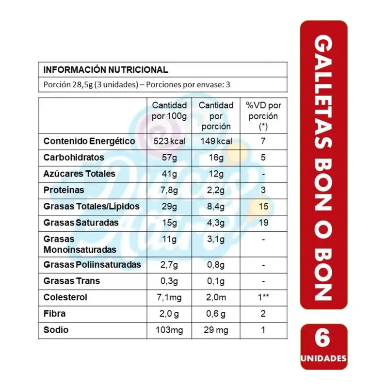 Galletas Bon O Bon Original De Arcor (pack 6 Unidades)