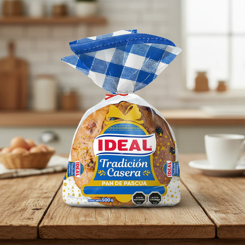 Pan De Pascua Con Frutas Confitadas Ideal (500 Gramos)