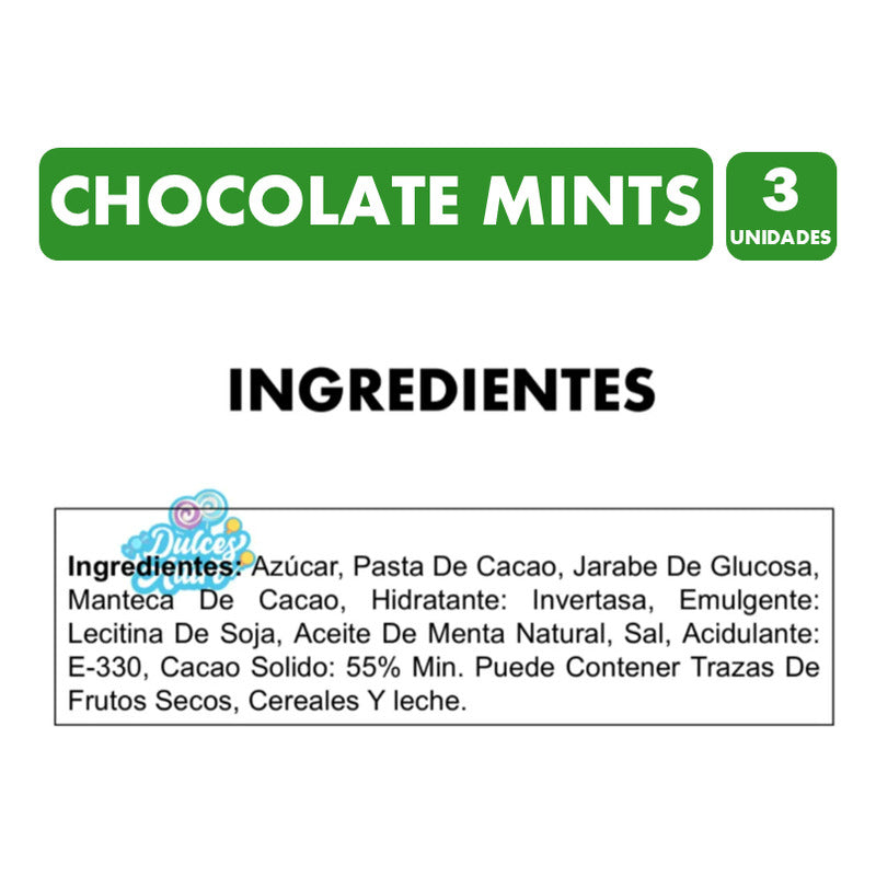 Chocolate Mints Maitre Truffout Importados (pack De 3 Un)