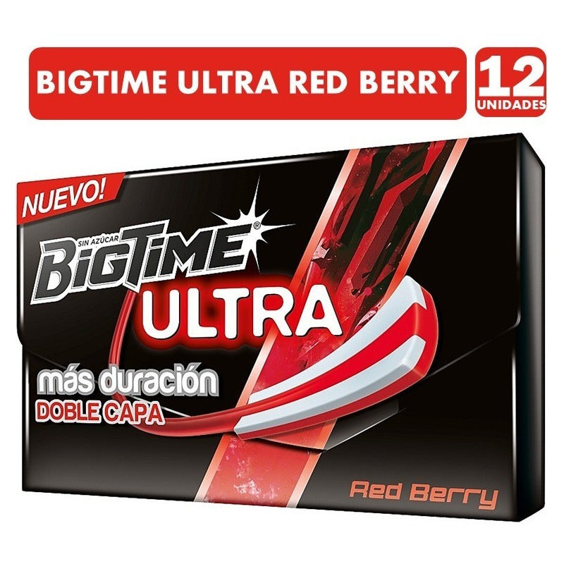 Bigtime Rojo - Ultra Red Berry - Caja Pro (caja Con 12 Uni)