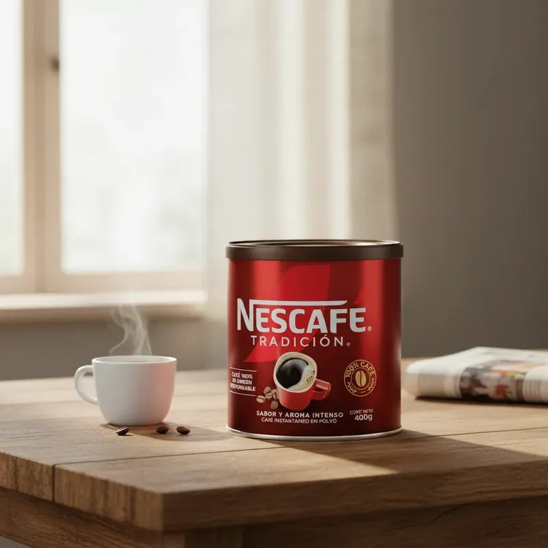 Nescafé Café Instantáneo Tradición Y Sabor Tarro 400g