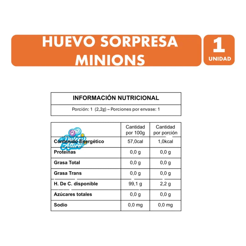 Huevo Sorpresa Minions Especial Regalo De Brickell Candy