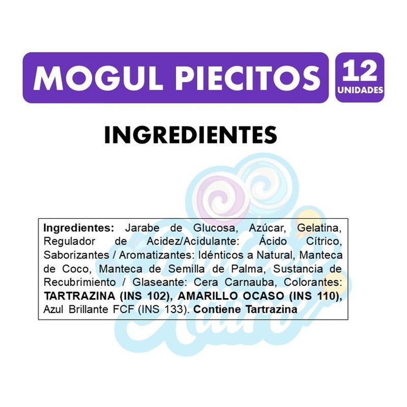 Gomitas Caja Gomitas Arcor Mogul Piecitos (caja Con 12 Un)