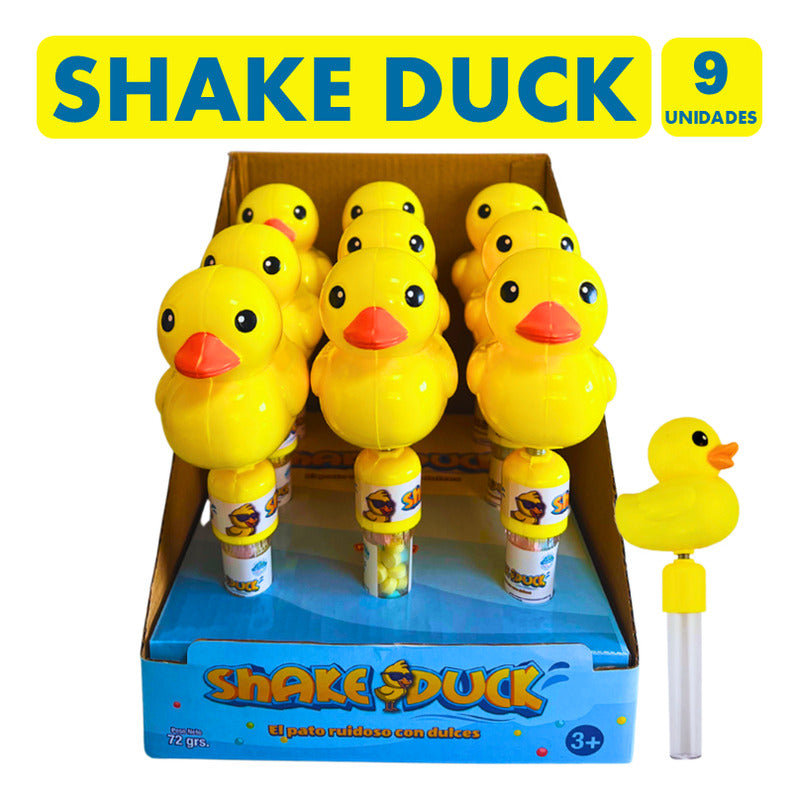 Juguetes Para Cumpleaños - Pato Con Sonido Y Dulces (9 Uni)