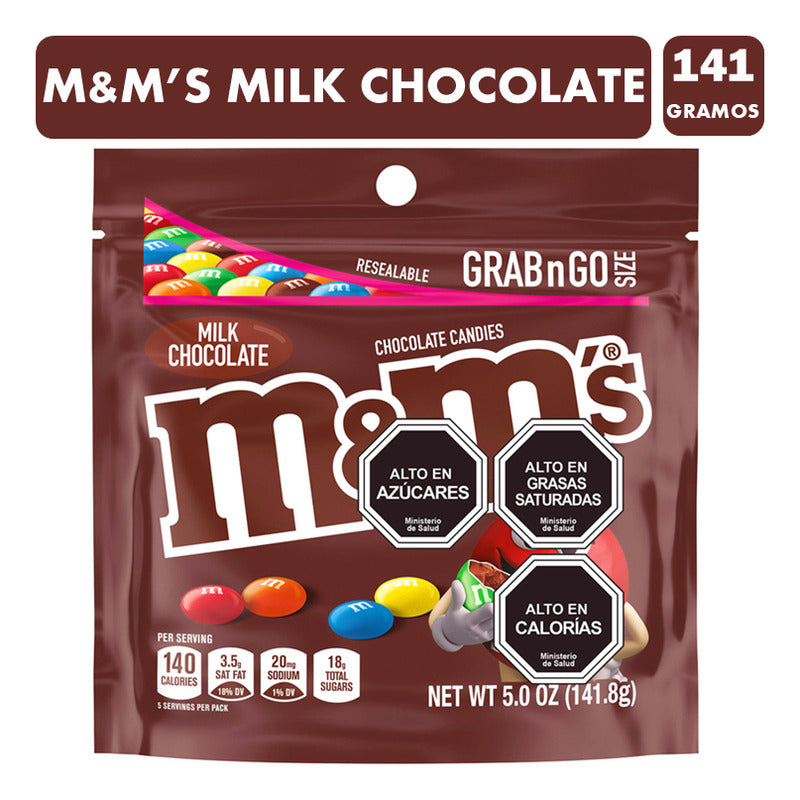 M&m Chocolate Importado Mars (bolsa Cafe Con 141,8 Gramos)