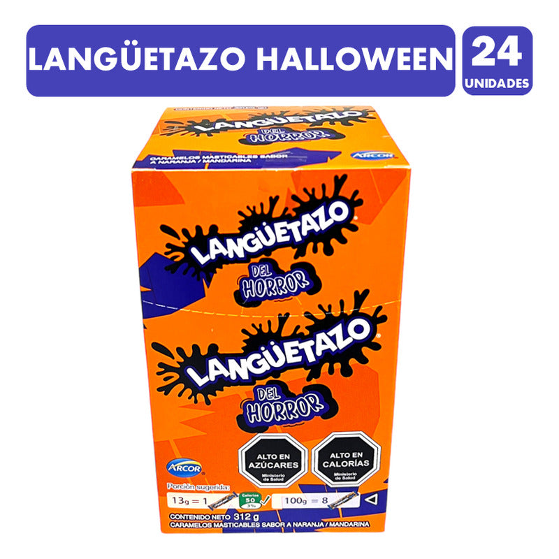 Dulces Halloween - Langüetazo De Naranja (contiene 24 Uni)