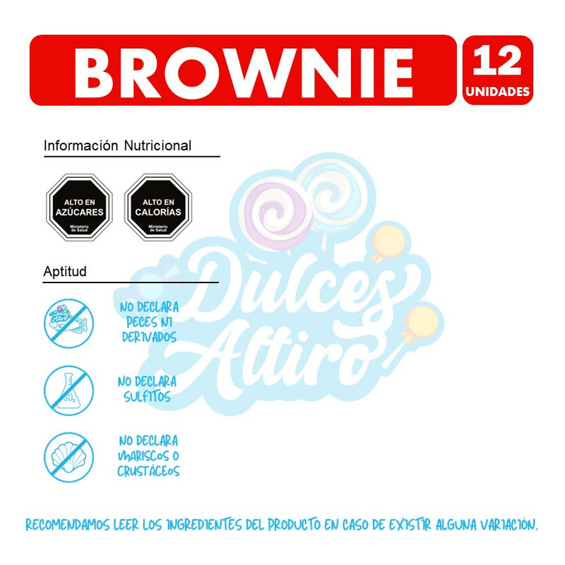Brownie Nutra Bien Display 12 Unidades